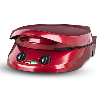 Fábrica de Ningbo 12 polegadas não-aderente Calzone Pizza Maker forno em Red Home Use Fast FunElectric Multi Pizza Maker
