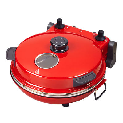 Venda a quente de casa circular multi-fução de uso móvel de frigideira de pizza e máquina de pizza elétrica portátil ao ar livre
