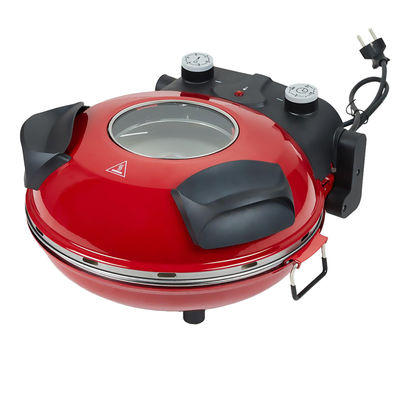 Venda a quente de casa circular multi-fução de uso móvel de frigideira de pizza e máquina de pizza elétrica portátil ao ar livre