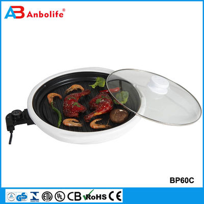 Anbo grelha eléctrica redonda antiaderente/pão de pizza eléctrica de alumínio para aparelhos domésticos
