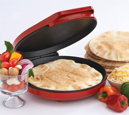 Anbolife electric 1200w multi-fuction máquina de fazer pizza portátil e máquina móvel de fazer pizza