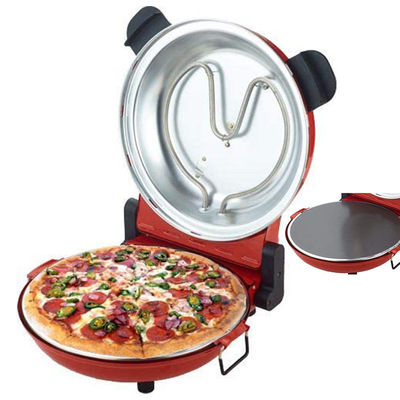 Máquina de fazer pizza elétrica com pedra especial para assar pizza 1200 W Forno de pizza