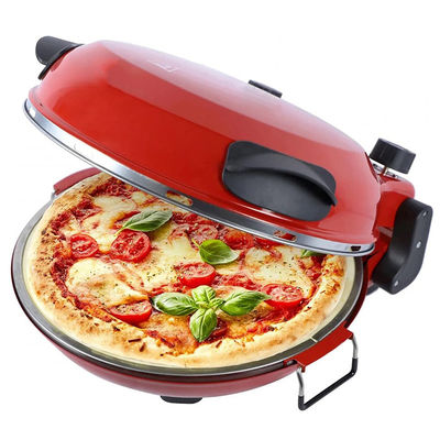Máquina de fazer pizza elétrica com pedra especial para assar pizza 1200 W Forno de pizza