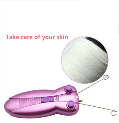 Lady Men Bee Electric Face Epilator Cordão de algodão Força solta Com Indicador Luz Remover de cabelo indolor