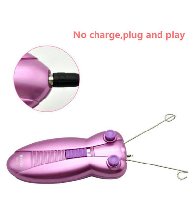 Lady Men Bee Electric Face Epilator Cordão de algodão Força solta Com Indicador Luz Remover de cabelo indolor