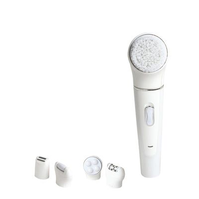 Escova de cuidados com a pele de limpeza profunda com vários acessórios Escova facial de remoção de calos