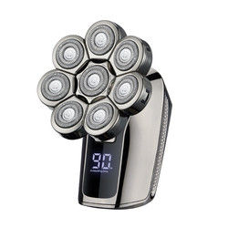 5W Homens Produtos de Cuidados Pessoais Barbeador de Cabeça Flutuante 8D Razor Recarregável Multifuncional