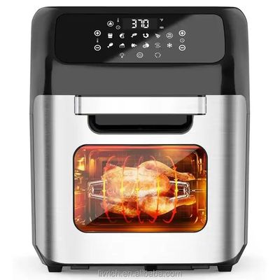 12L baixo teor de gordura Elétrico Fritadora de ar profundo Forno de torradeira Combo