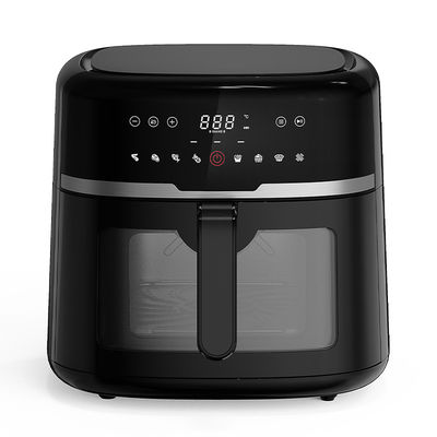 Controle de voz Tuya Wifi Smart HOT Chegada Grado Alimentar Frigoríficos Profissionais Sem Óleo Frigoríficos Elétricos Vidro Profundo 12L