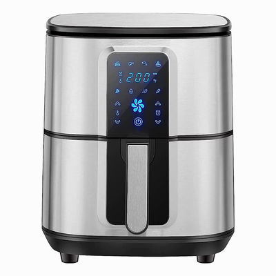 Controle de voz Tuya Wifi Smart HOT Chegada Grado Alimentar Frigoríficos Profissionais Sem Óleo Frigoríficos Elétricos Vidro Profundo 12L