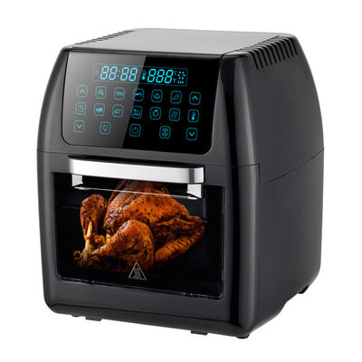 Forno de fritura de ar digital elétrico de 12L com 8 presets de cozimento Rotisserie Dehydrator Cozinha sem óleo Torradeira multifunção