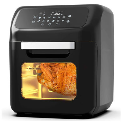 Forno de fritura digital 12L com 12 programas de toque único Torradeira Desidratador Eletrodomésticos de cozinha inteligentes Freidora Sin Aceite