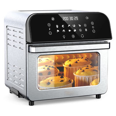 Fornos de fritura a ar de 1700W Porta francesa 5.5L 6.5L 23L Aço inoxidável saudável sem óleo