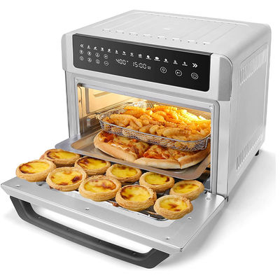 Fornos de fritura a ar de 1700W Porta francesa 5.5L 6.5L 23L Aço inoxidável saudável sem óleo