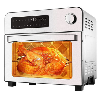 Fornos de fritura a ar de 1700W Porta francesa 5.5L 6.5L 23L Aço inoxidável saudável sem óleo