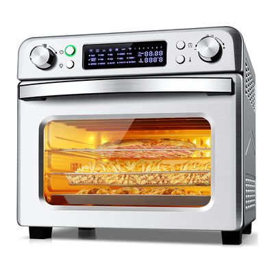 Fornos de fritura a ar de 1700W Porta francesa 5.5L 6.5L 23L Aço inoxidável saudável sem óleo