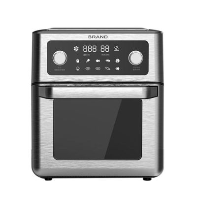 24L 12L frigorífico a ar Fornos de cozinha Aparelho de cozinha Aço inoxidável Elétrico Retro Vidro de grande capacidade