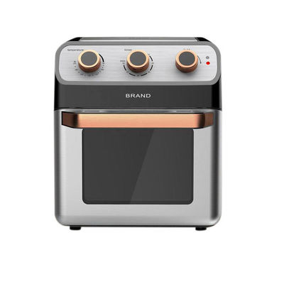 24L 12L frigorífico a ar Fornos de cozinha Aparelho de cozinha Aço inoxidável Elétrico Retro Vidro de grande capacidade