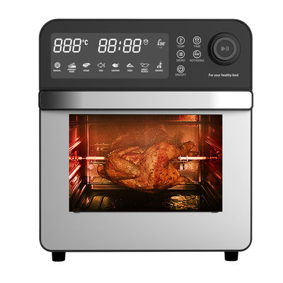 7L 12L 24L de aço inoxidável Fritadora de ar digital Função de vapor Forno de torradeira sem óleo