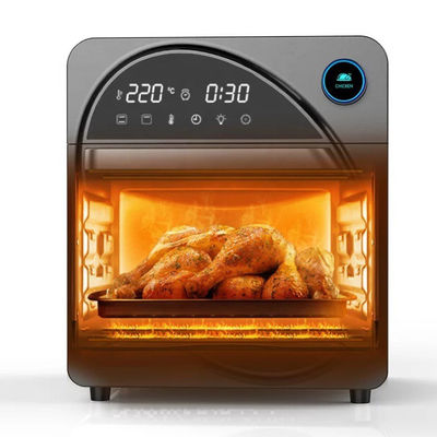 7L 12L 24L de aço inoxidável Fritadora de ar digital Função de vapor Forno de torradeira sem óleo