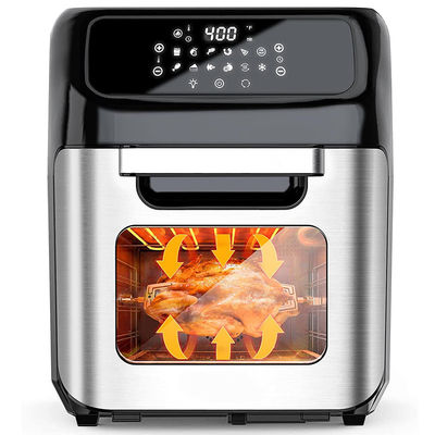 O mais recente forno de fritura a ar sem óleo personalizado aparelho de cozinha livre de óleo profundo com revestimento de aço inoxidável comercial digital