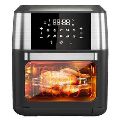 O mais recente forno de fritura a ar sem óleo personalizado aparelho de cozinha livre de óleo profundo com revestimento de aço inoxidável comercial digital