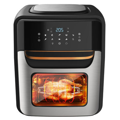 Aço inoxidável 1800W Air Fryer 12 L 14L 24L Painel de controle digital