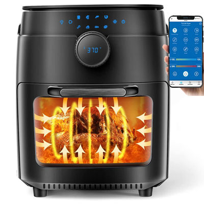 Fornos de fritura de ar branco de 1800W 12 litros Fritura de ar digital sem óleo Wtih Wifi Tuya