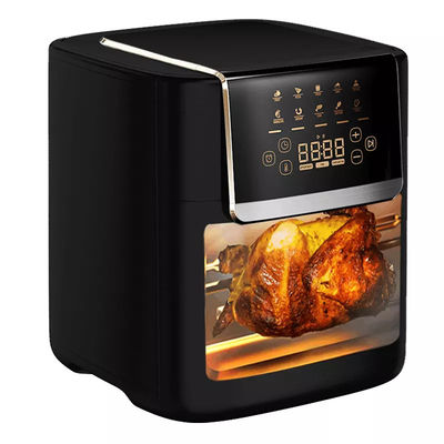 Fornos de frigorífico de ar digital de 12L de aço inoxidável de qualidade alimentar sem óleo