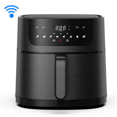 Tuya Wifi Elétrico 3.5L 4L 5.5L 6.5L 8L 9L Smart Glass Free Oil Deep Fryer
