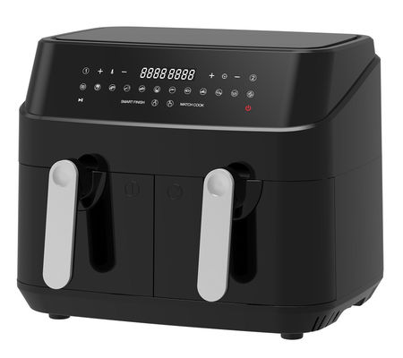 Frigorífico de ar duplo inteligente sem óleo de cesto duplo 9L Digital 2400W