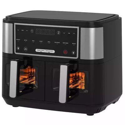 Frigorífico de ar inteligente de 2400W duplo com janela transparente visível 9L tecnologia digital de duas zonas
