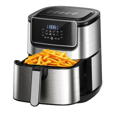 Cozinha Doméstico Fritas de ar profundo Casa Saúde Grande Capacidade 6l 6.5l 7l 8l Elétrico