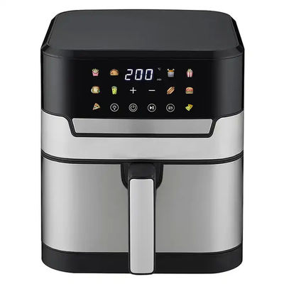 Smart Touch Screen Beautiful 6qt Digital Air Fryer 8 em 1 Custom Oil Free Electric Deep Hot