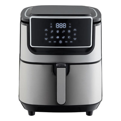 6L 7L frigorífico de ar digital 220v eléctrico inteligente grande grande capacidade forno de aço inoxidável