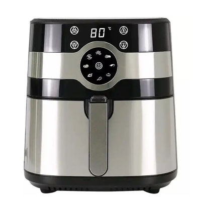 6L 7.7L com 8 presets Fritadora de ar digital sem óleo LED touch screen