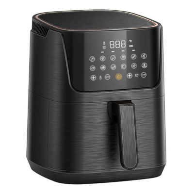 5.5L 6.5L 7L frigorífico de ar Pequenos aparelhos de cozinha Forno sem óleo Aço inoxidável Digital inteligente