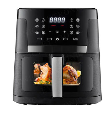 Fritadora de ar digital compacta e inteligente 6.5L 7L Vista Nova janela Freidora De Aire Elétrica Com Wifi