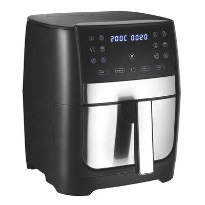 Fritadora de ar digital compacta e inteligente 6.5L 7L Vista Nova janela Freidora De Aire Elétrica Com Wifi
