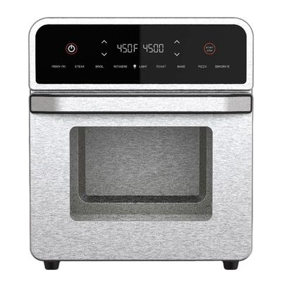 Frigorífico de ar digital de 1800W Frigorífico de ar quente Smart Touch Screen 12L Frigorífico de ar sem óleo Forno