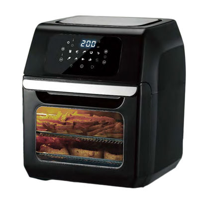 Frigorífico de ar digital de 1800W Frigorífico de ar quente Smart Touch Screen 12L Frigorífico de ar sem óleo Forno