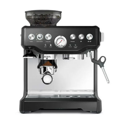 Máquina automática elétrica de café expresso com moedor para casa comercial