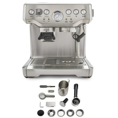 Máquina automática elétrica de café expresso com moedor para casa comercial
