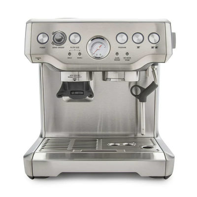 Máquina automática elétrica de café expresso com moedor para casa comercial