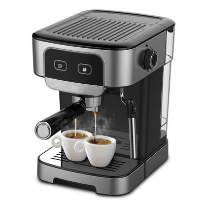 Máquina de café inteligente multifuncional de 15 bares com espuma de leite