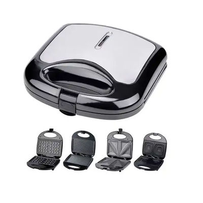 7 5 3 em 1 Mini Electric Waffle Sandwich Makers Não-stick Multifunção Placas de troca