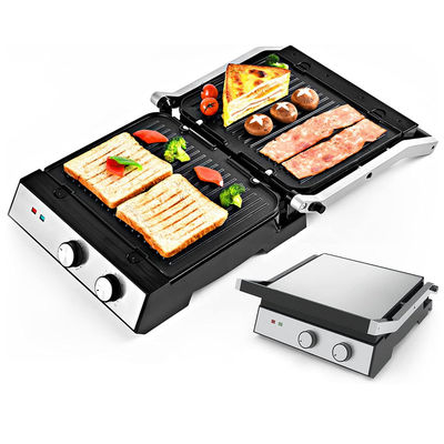 Grelha de Grelhado Panini Elétrica de 4 fatias com controle de temperatura e tempo
