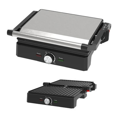 Grelha de Grelhado Panini Elétrica de 4 fatias com controle de temperatura e tempo