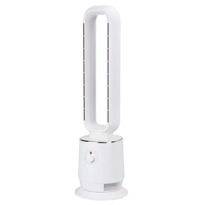 Ventilador de torre oscilante sem lâmina com controle remoto digital de três velocidades silencioso