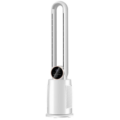 Ventilador de torre oscilante sem lâmina com controle remoto digital de três velocidades silencioso